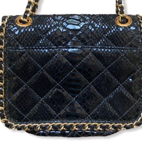 Michael Kors Python Embossed Shoulder Bag - Picture 2 of 5